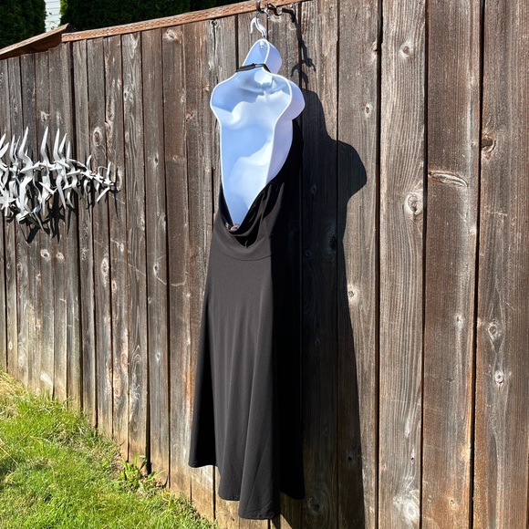 Free Press black halter dress size large - Picture 14 of 17